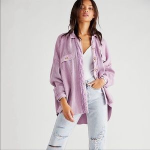 💖 ISO!!! Free People Scout Jacket in Bubble Tea! XS or S 💖